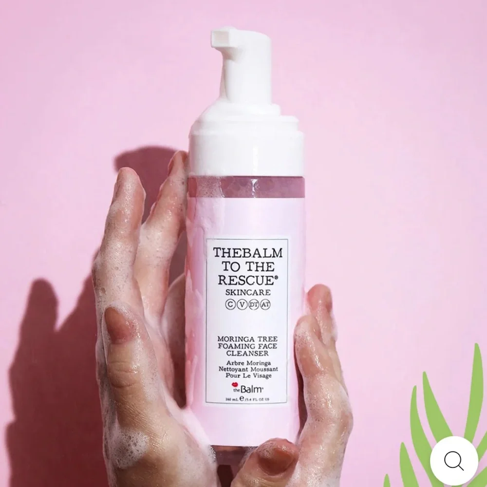 New NIB theBalm Moringa Tree Foaming Cleanser To The Rescue Skincare